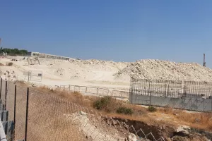 Limassol Arena/ Ο τοίχος αντιστήριξης... (φώτος)