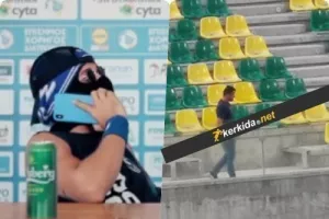 (ΩΡΑ 18:32) ΕΝΑΣ στην εξέδρα - είναι ο πρωταγωνιστής των βίντεο; 