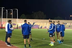 (Φωτορεπορτάζ) Η προπόνηση των διεθνών μας