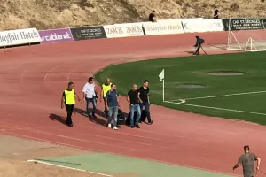 Άφιξη διαιτητών στο "Σ. Κυριακίδης" (φώτος)