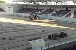 Προχωρούν οι εργασίες στο AEL FC Arena (φώτος)