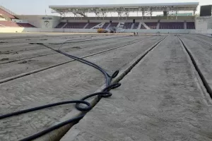 Προχωρούν οι εργασίες στο AEL FC Arena (φώτος)