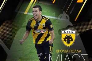 Τα «χρόνια πολλά» της ΑΕΚ στον Ντέλετιτς (φώτο)