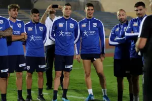(Φωτορεπορτάζ) Η προπόνηση των διεθνών μας