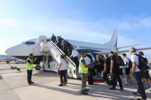 (Βίντεο/Φώτος) Πέταξε για Καζακστάν η Εθνική...