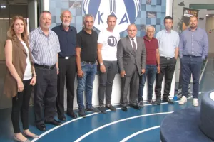  Ο Πρόεδρος ΚΟΑ συναντήθηκε με αντιπροσωπεία Αγίας Μαρίνας Χρυσοχούς - Γιαλιάς (φώτος)