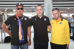 ΦΩΤΟΡΕΠΟΡΤΑΖ-βίντεο: Πέταξε για Μπακού το ΑΠΟΕΛ