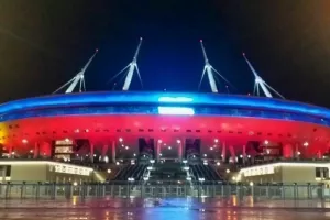 ΧΡΩΜΑ στο γήπεδο προς τιμήν της Ρωσίας