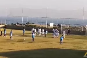 (ΒΙΝΤΕΟ kerkida) Έτσι έκανε το 2-1 η Αμαθούς 