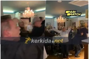 (ΒΙΝΤΕΟ) Τρέλα Πρόδρομου και συνοδών μετά την πρόκριση!