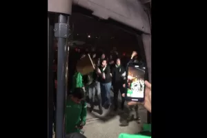 ΒΙΝΤΕΟ/ΧΑΜΟΣ από τους Ομονοιάτες στο Ηλίας Πούλλος!