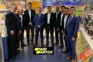 Οι διοικήσεις ΑΠΟΕΛ και Καραμπάχ στο Μουσείο της ομάδας (φώτος)