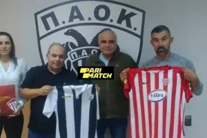 Επίσκεψη από τη Νέα Σαλαμίνα στον Α.Σ. ΠΑΟΚ