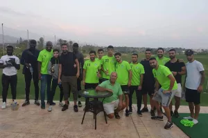 Διαφορετική προπόνηση με ποδοβόλεϊ (φώτος)