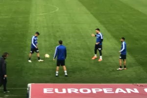ΦΩΤΟΣ/Ολοκλήρωσε ενόψει Σκωτίας η Εθνική μας