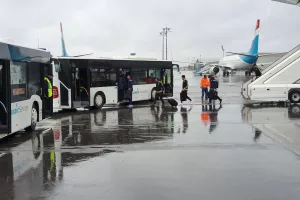 ΑΦΙΞΗ με βροχές στο Λουξεμβούργο (βίντεο/φώτος)