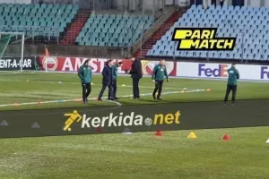 (ΦΩΤΟΣ) Ο Rocchi εξέτασε τον αγωνιστικό χώρο!