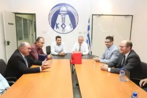 Ο Πρόεδρος του ΚΟΑ συναντήθηκε με τον Γενικό Γραμματέα της FIBA