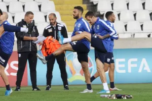 ΦΩΤΟΣ/Ολοκλήρωσε ενόψει Σκωτίας η Εθνική μας