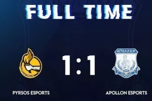 Δεύτερη ισοπαλία για ApollonEsports 