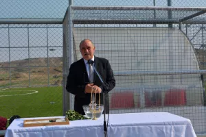 Ο Πρόεδρος του ΚΟΑ εγκαινίασε το γήπεδο Futsal του Δήμου Τσερίου