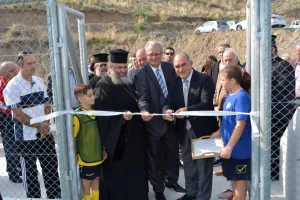 Ο Πρόεδρος του ΚΟΑ εγκαινίασε το γήπεδο Futsal του Δήμου Τσερίου