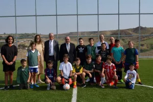 Ο Πρόεδρος του ΚΟΑ εγκαινίασε το γήπεδο Futsal του Δήμου Τσερίου