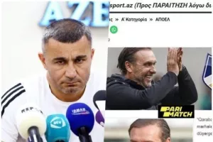Gurbanov: "Δεν θέλαμε να χάσουμε/Δεν ξέρω για Ντολ"