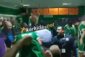 ΧΑΜΟΣ στ΄αποδυτήρια! (βίντεο/kerkida) 