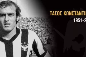 Το «αντίο» της ΑΕΚ στον Τάσο Κωνσταντίνου (βίντεο)