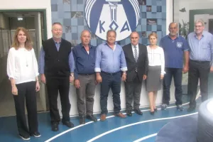Ο Πρόεδρος του ΚΟΑ συναντήθηκε με το Κ.Σ. Στατού Αγίου Φωτίου