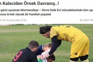 Aποθεωτικό άρθρο για Άθω/ΒΟΗΘΗΣΕ τραυματία αντίπαλο