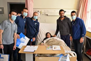Επίσκεψη στο παιδιατρικό τμήμα του Γενικού Νοσοκομείου Λεμεσού (Φώτος)