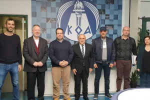 Συνάντηση με τον ΚΟΑ για αναβάθμιση του φωτισμού στο γήπεδο