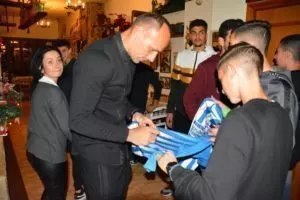 Δεξιώθηκε και την ακαδημία ο Πουλλαΐδης (φώτος)