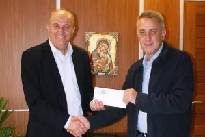 Η Σκοπευτική Οργάνωση Λευκωσίας ενισχύει  το Κοινωνικό Παντοπωλείο του Δήμου Λατσιών