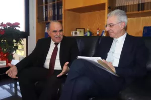 Η επίσκεψη του νέου Υπουργού Παιδείας, Πολιτισμού,  Αθλητισμού και Νεολαίας στον ΚΟΑ