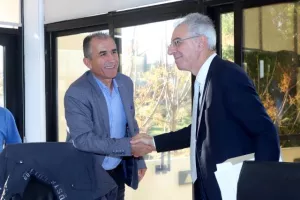Η επίσκεψη του νέου Υπουργού Παιδείας, Πολιτισμού,  Αθλητισμού και Νεολαίας στον ΚΟΑ