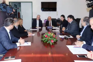 Η επίσκεψη του νέου Υπουργού Παιδείας, Πολιτισμού,  Αθλητισμού και Νεολαίας στον ΚΟΑ