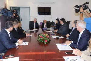 Η επίσκεψη του νέου Υπουργού Παιδείας, Πολιτισμού,  Αθλητισμού και Νεολαίας στον ΚΟΑ