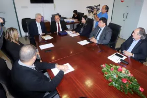 Η επίσκεψη του νέου Υπουργού Παιδείας, Πολιτισμού,  Αθλητισμού και Νεολαίας στον ΚΟΑ