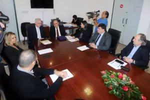 Η επίσκεψη του νέου Υπουργού Παιδείας, Πολιτισμού,  Αθλητισμού και Νεολαίας στον ΚΟΑ