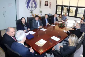 Η επίσκεψη του νέου Υπουργού Παιδείας, Πολιτισμού,  Αθλητισμού και Νεολαίας στον ΚΟΑ
