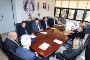 Η επίσκεψη του νέου Υπουργού Παιδείας, Πολιτισμού,  Αθλητισμού και Νεολαίας στον ΚΟΑ