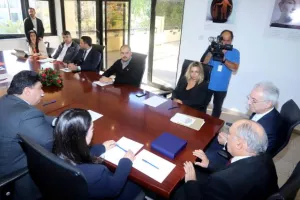 Η επίσκεψη του νέου Υπουργού Παιδείας, Πολιτισμού,  Αθλητισμού και Νεολαίας στον ΚΟΑ