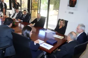 Η επίσκεψη του νέου Υπουργού Παιδείας, Πολιτισμού,  Αθλητισμού και Νεολαίας στον ΚΟΑ