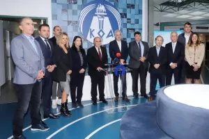 Η επίσκεψη του νέου Υπουργού Παιδείας, Πολιτισμού,  Αθλητισμού και Νεολαίας στον ΚΟΑ