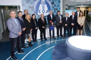 Η επίσκεψη του νέου Υπουργού Παιδείας, Πολιτισμού,  Αθλητισμού και Νεολαίας στον ΚΟΑ