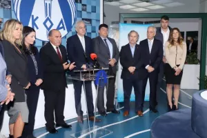 Η επίσκεψη του νέου Υπουργού Παιδείας, Πολιτισμού,  Αθλητισμού και Νεολαίας στον ΚΟΑ