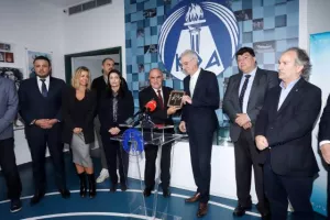 Η επίσκεψη του νέου Υπουργού Παιδείας, Πολιτισμού,  Αθλητισμού και Νεολαίας στον ΚΟΑ